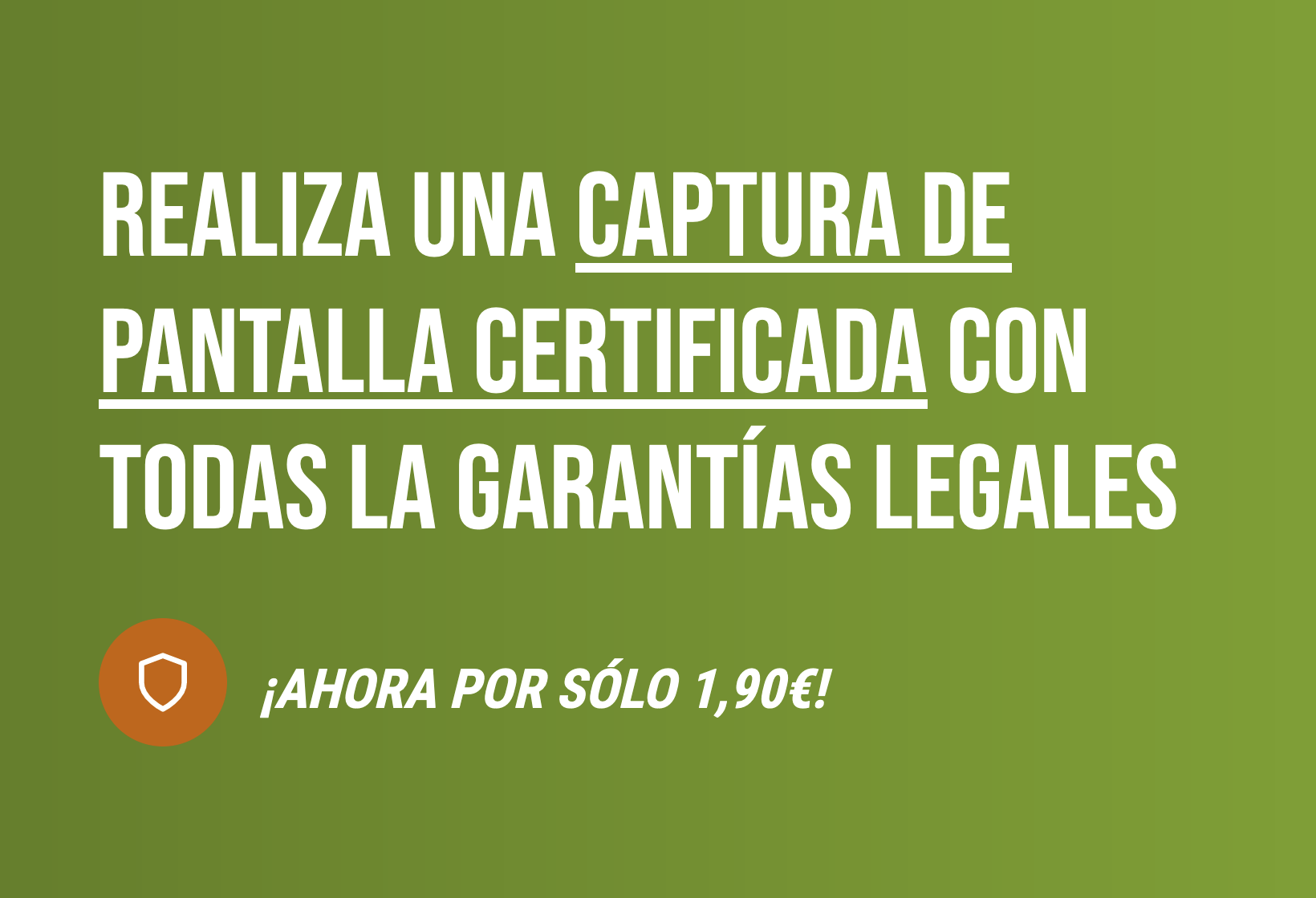 ¿Se puede presentar un pantallazo o captura de pantalla como prueba legal? según capturacertificada.es