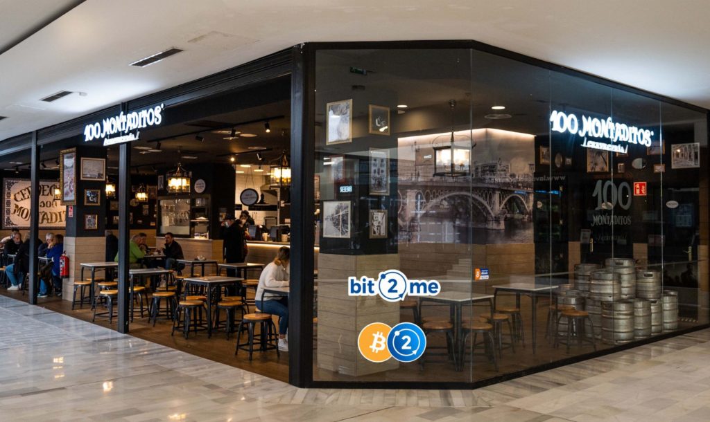 Foto de 100 Montaditos pago con Bitcoin