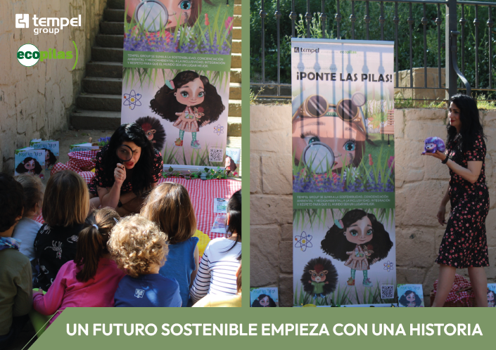 Tempel Group y Ecopilas presentan el cuento ‘Ponte las pilas’ en la Escuela Montseny de Barcelona