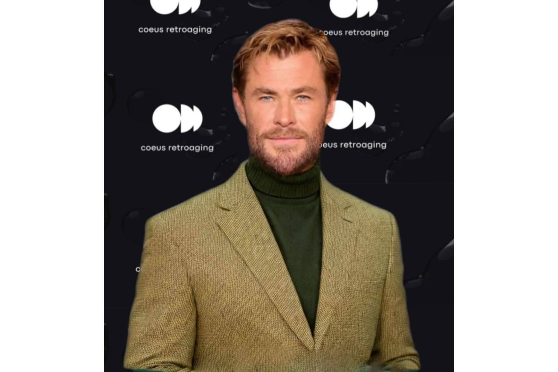 Todo sobre el tratamiento retroaging que se realiza Chris Hemsworth con COEUS Retroaging